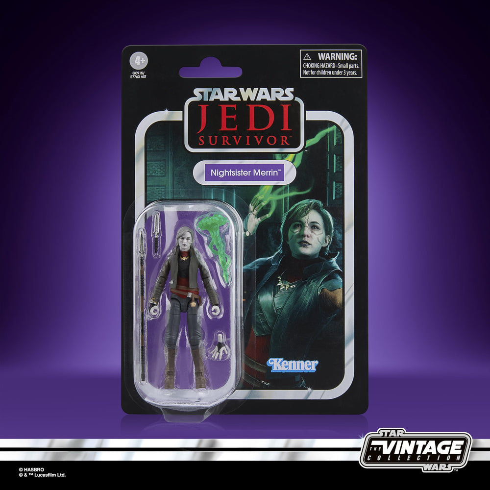 Hasbro Star Wars Nightsister Merrin dynamic pose option for display