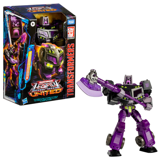 Hasbro Transformers Motormaster figure in truck mode supports imaginative play scenes.
