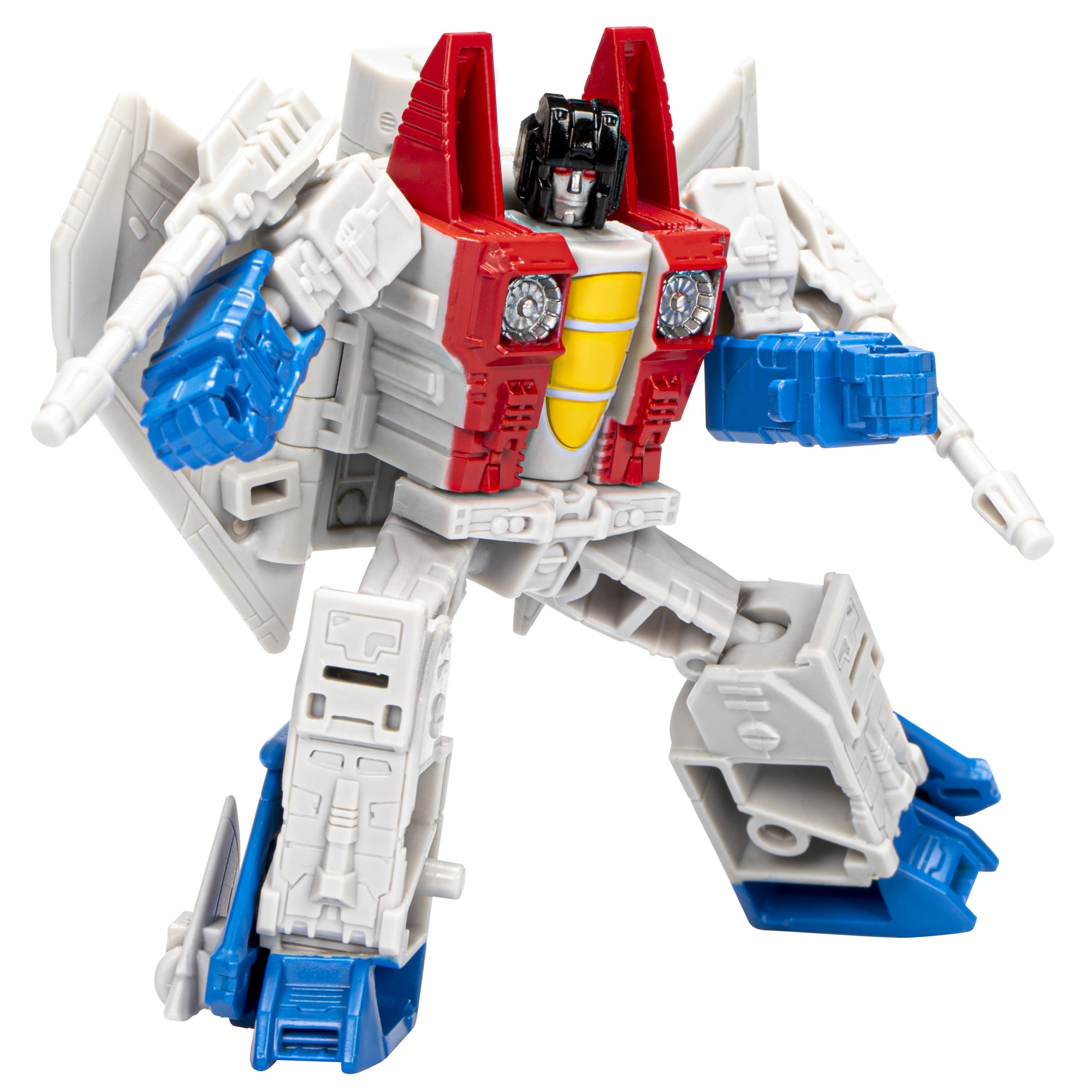 Hasbro Starscream toy from Transformers Legacy Evolution in front view for imaginative play.
