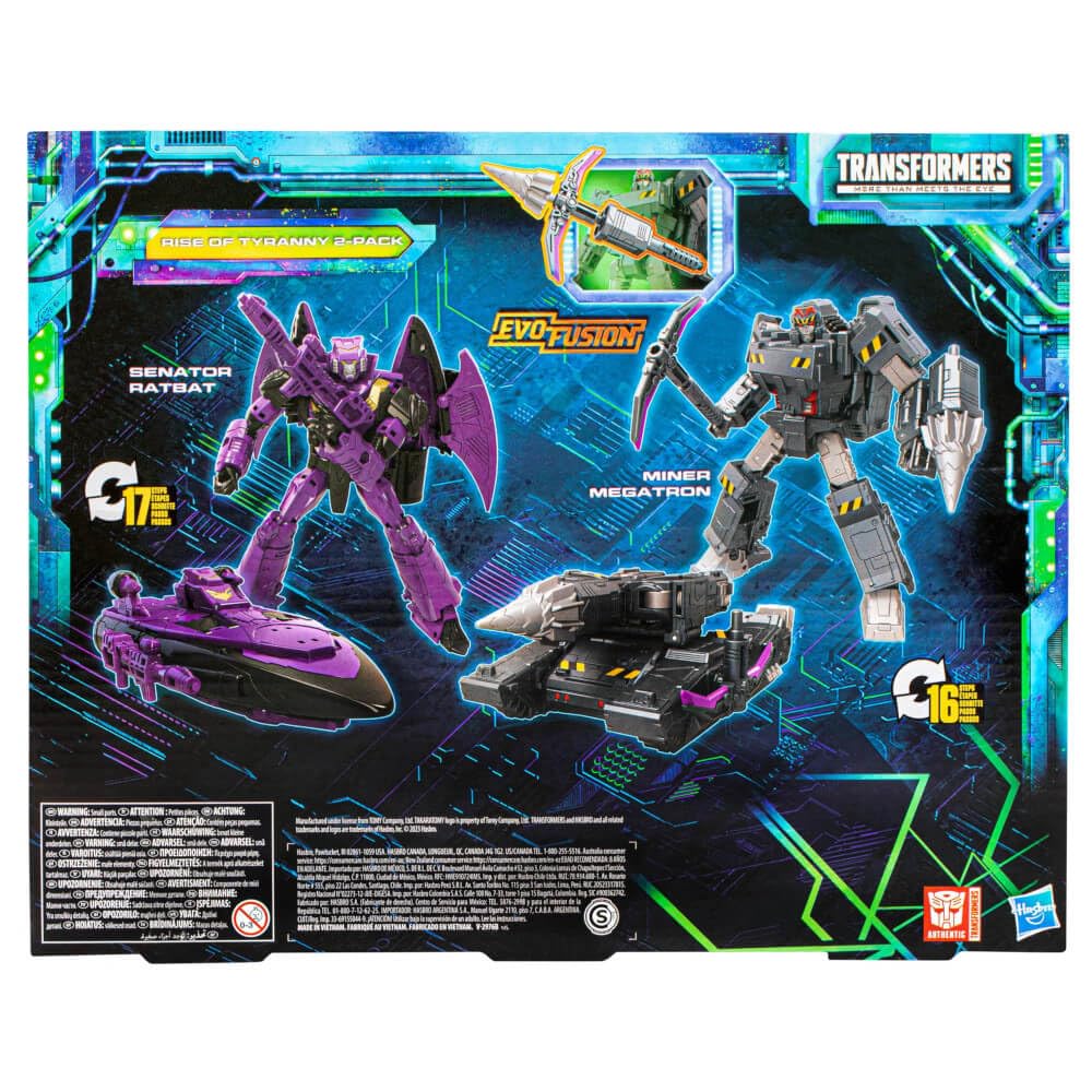 Hasbro Transformers Rise of Tyranny exclusive packaging art for collectors