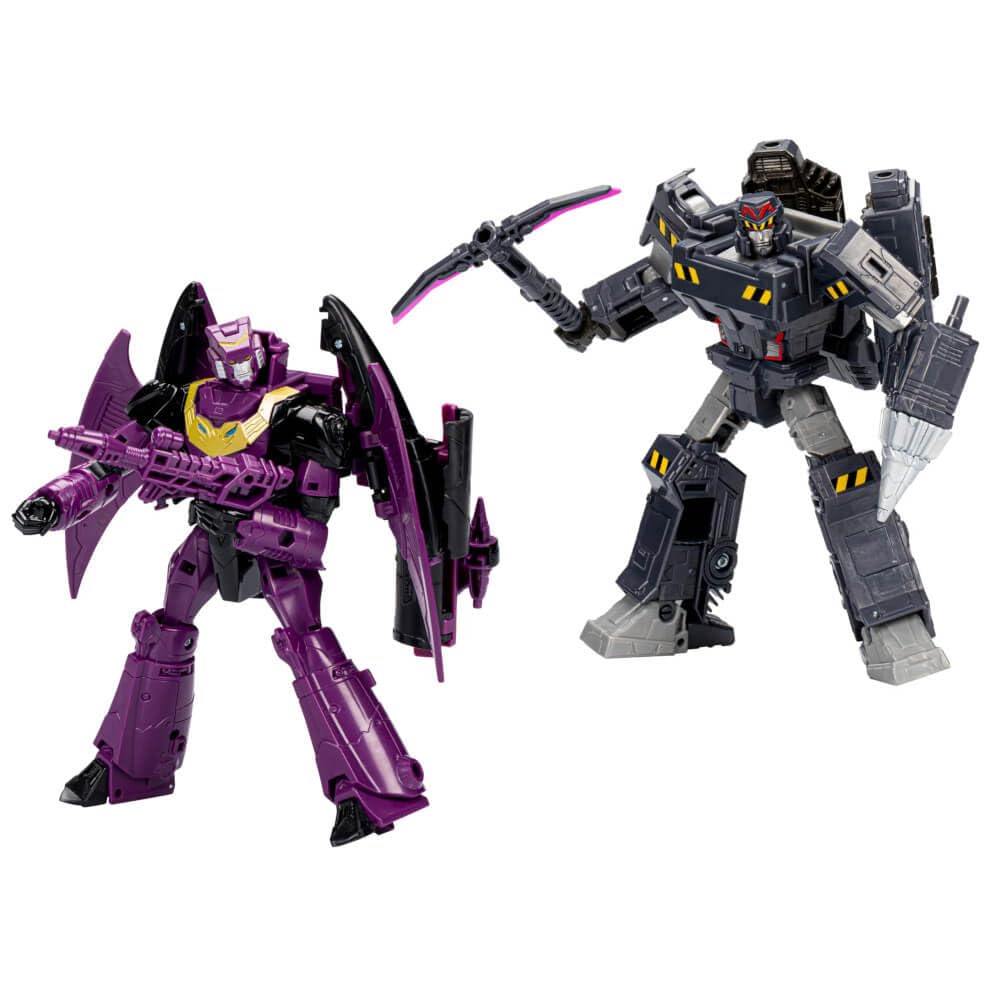 Hasbro Transformers Rise of Tyranny Miner Megatron front view for display-ready poseability