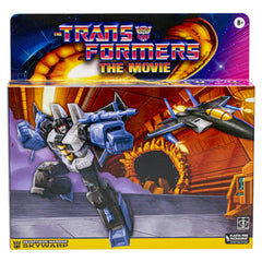 Hasbro Skywarp tech specs on pack for attribute comparison.