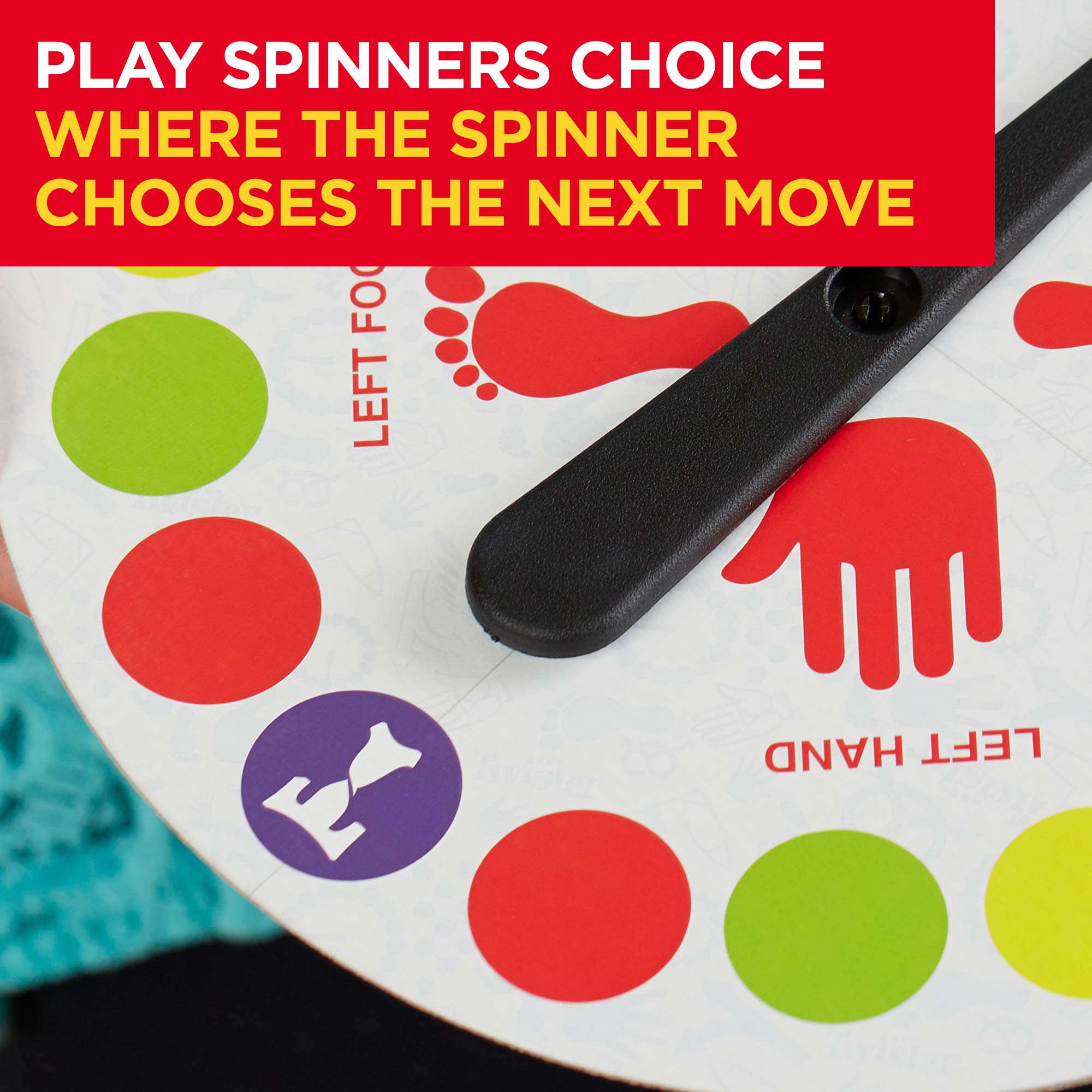 Hasbro Twister Ultimate Alexa integration enabling hands-free spins.