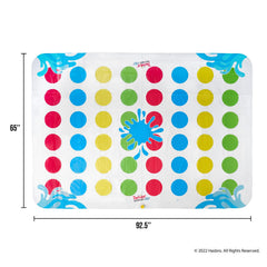Hasbro Twister Ultimate Splash backyard play scene with family fun.