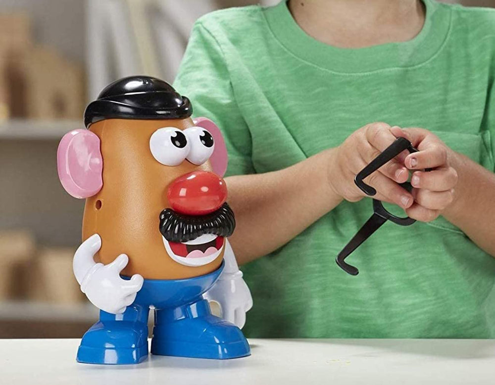 HASBROSERIES Mr Potato Head face parts arranged for mix-and-match fun.
