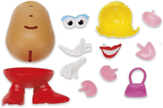 HASBROSERIES Mrs Potato Head nose inspires silly character ideas during playtime.
