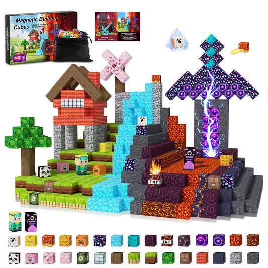 HASTRIDE magnetic blocks close-up highlighting colorful magnets and rounded edges for safe play.
