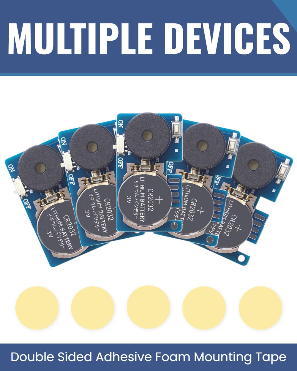 Hasviey device runs on a long-lasting battery for months of beeping