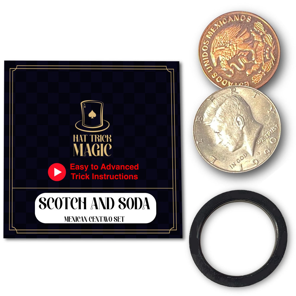 Hat Trick Magic coin vanish illusion for a dazzling live performance.