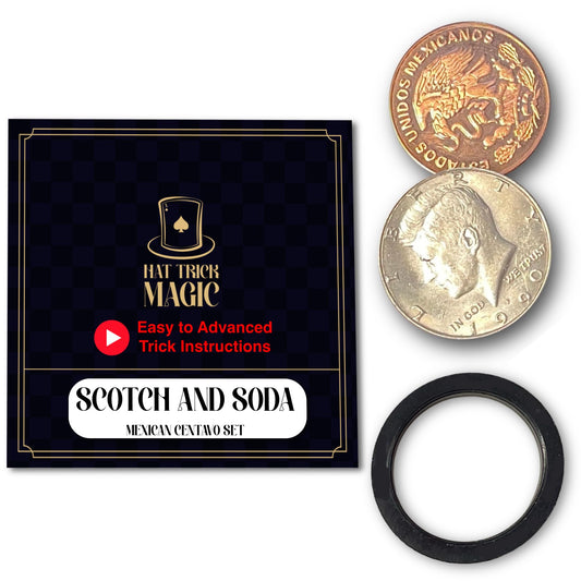 Hat Trick Magic coin vanish illusion for a dazzling live performance.