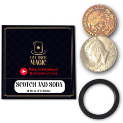 Hat Trick Magic coin vanish illusion for a dazzling live performance.