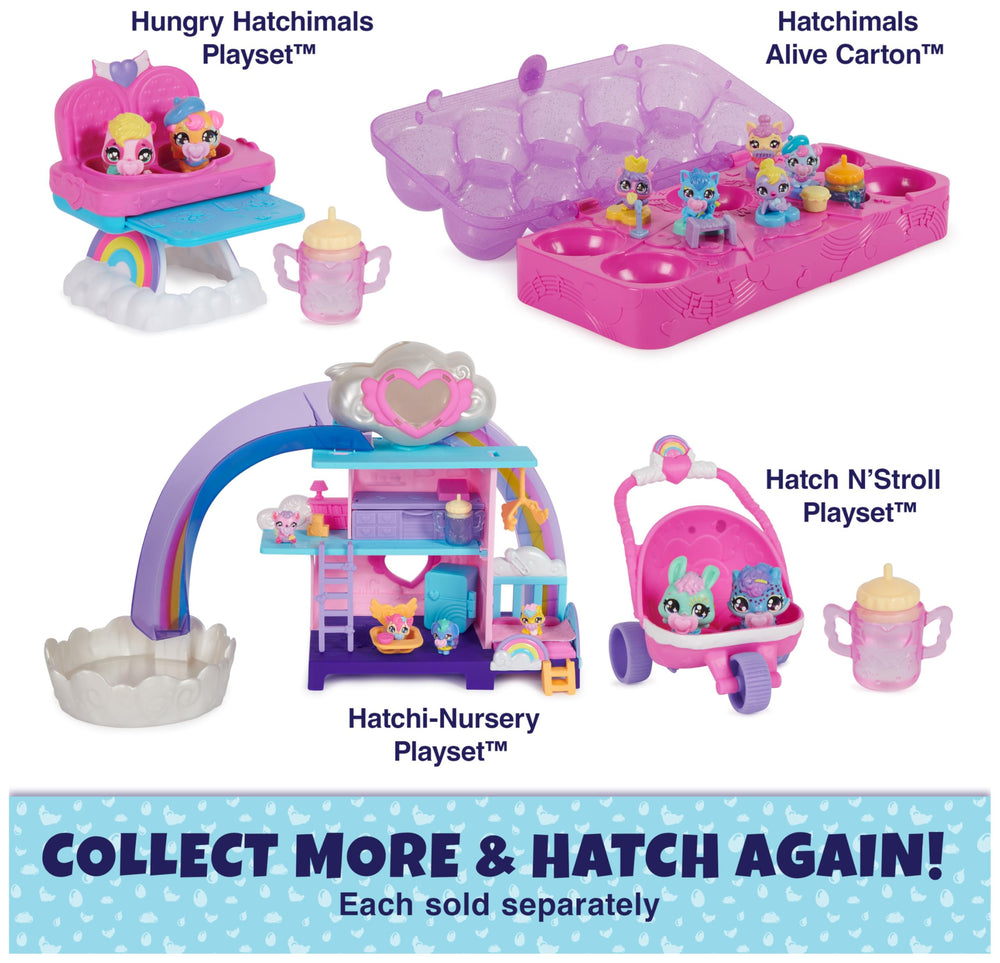 Hatchimals Alive drum and kazoo add rhythm to playtime.