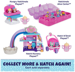 Hatchimals Alive drum and kazoo add rhythm to playtime.