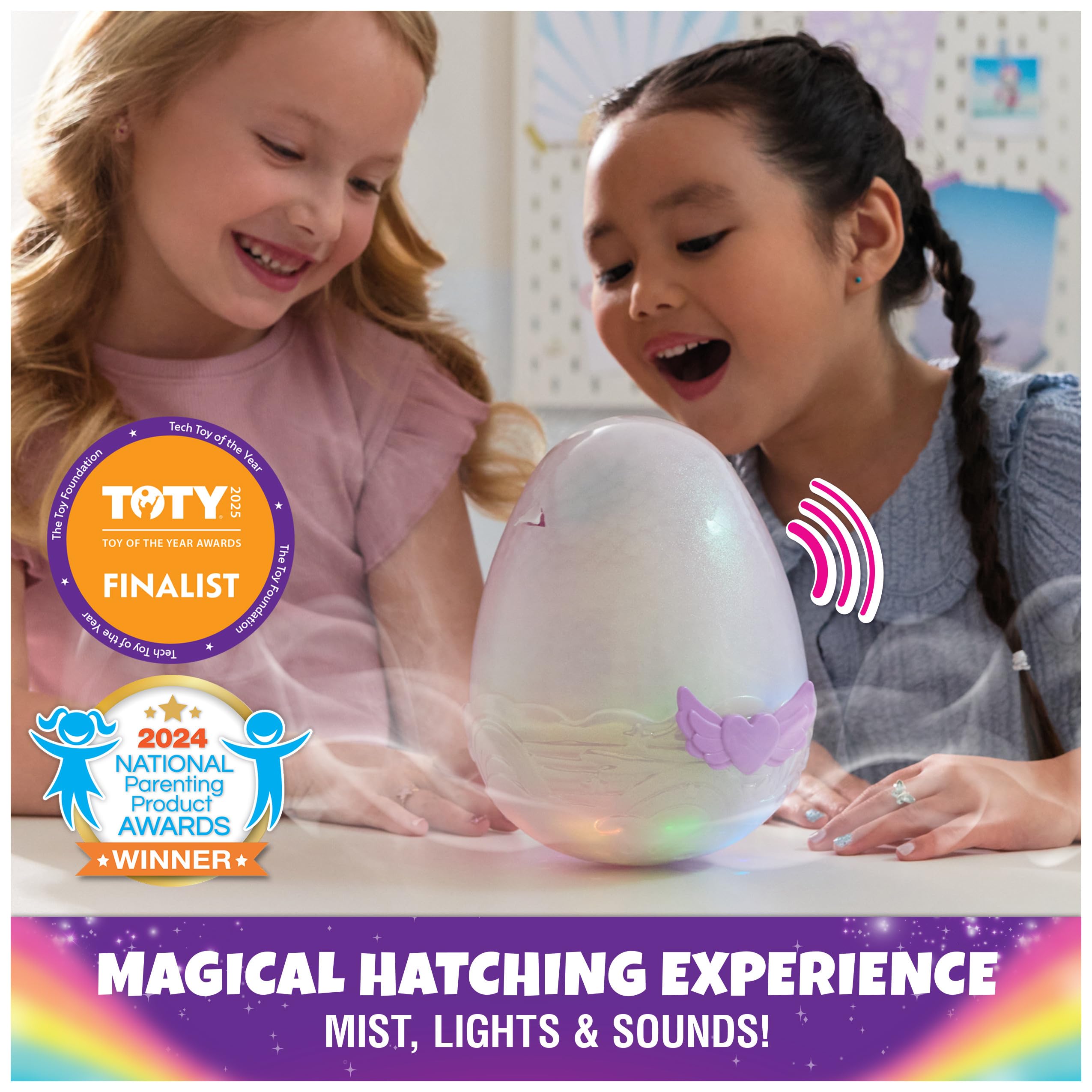 Hatchimals Alive Mystery Hatch egg lights up during hatch for magical anticipation