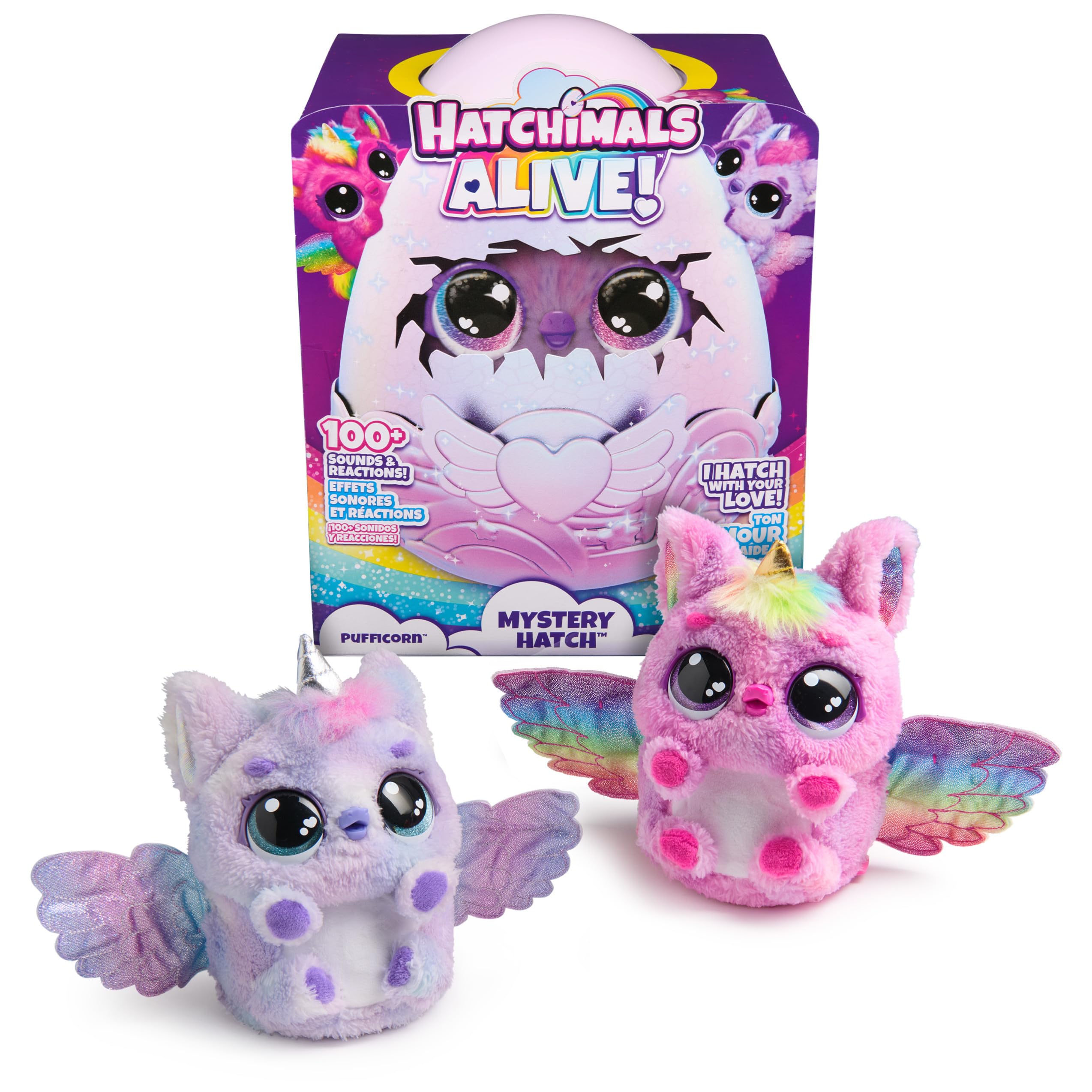 Hatchimals Alive Mystery Hatch egg glowing with soft light for cozy play