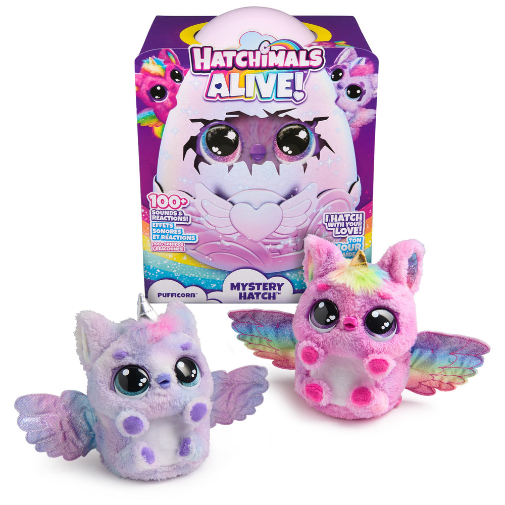 Hatchimals Alive Mystery Hatch egg glowing with soft light for cozy play