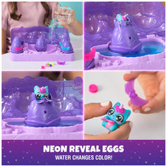 Hatchimals Alive Neon Rainbow Carton neon eggs ready to hatch.