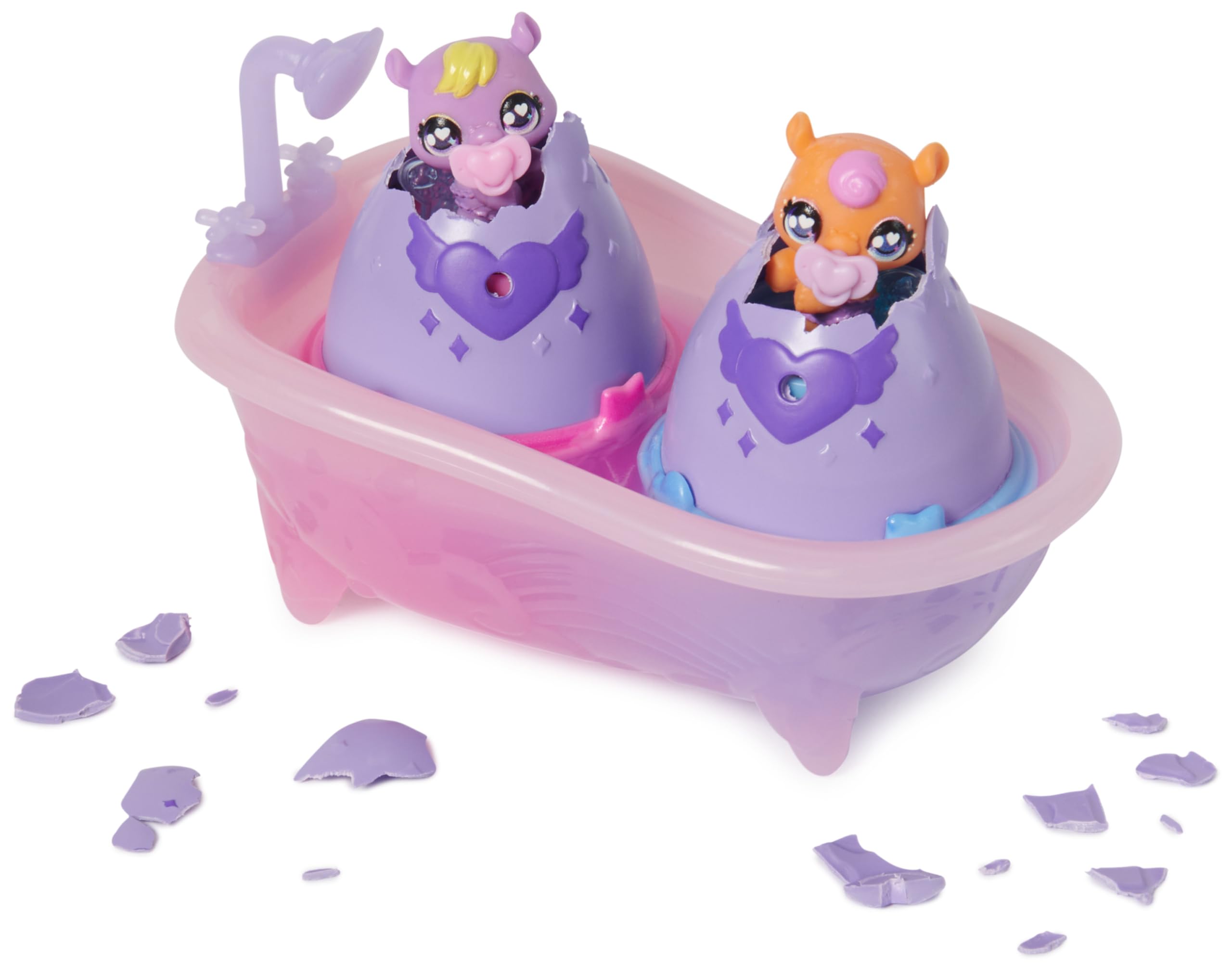 Pacifiers fit in Hatchimals Alive character mouths for realism