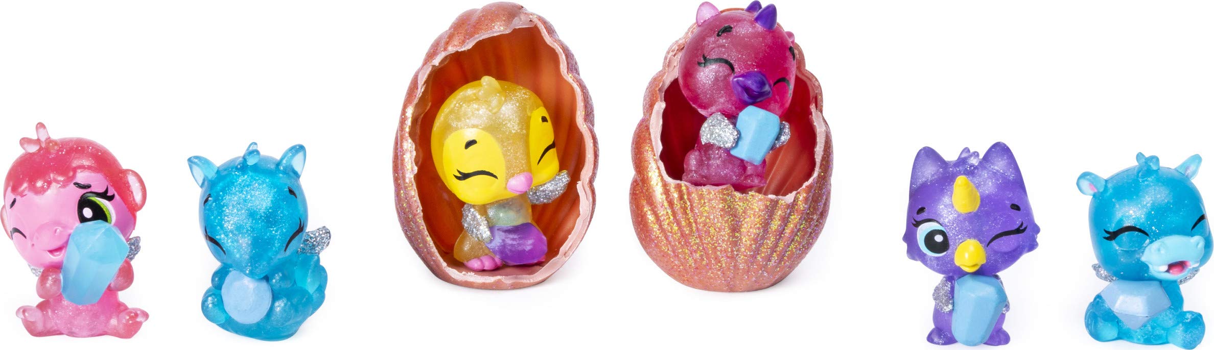 Hatchimals CollEGGtibles Mermal Magic Nest Display for easy storage and display.
