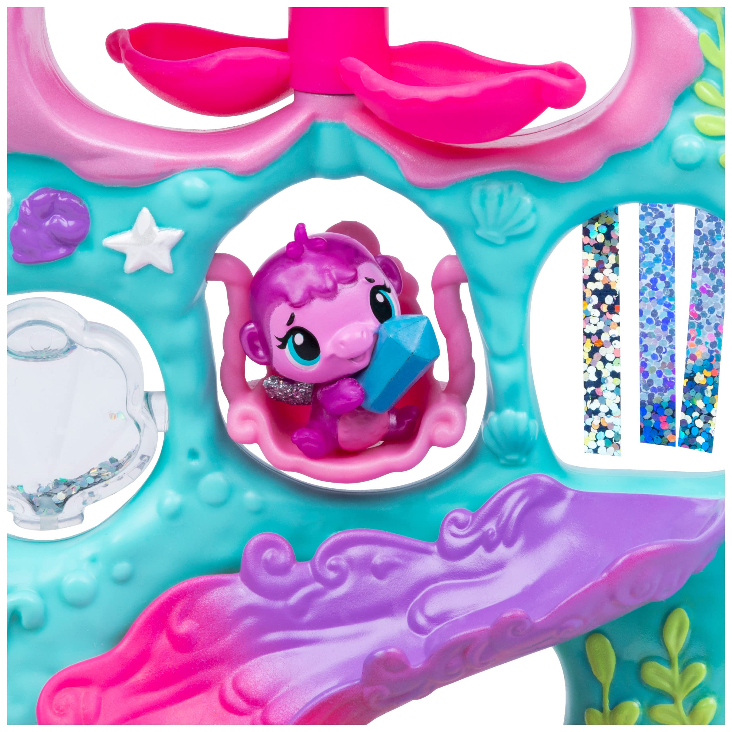 Hatchimals Coral Castle warm water color-change pool reveals color magic
