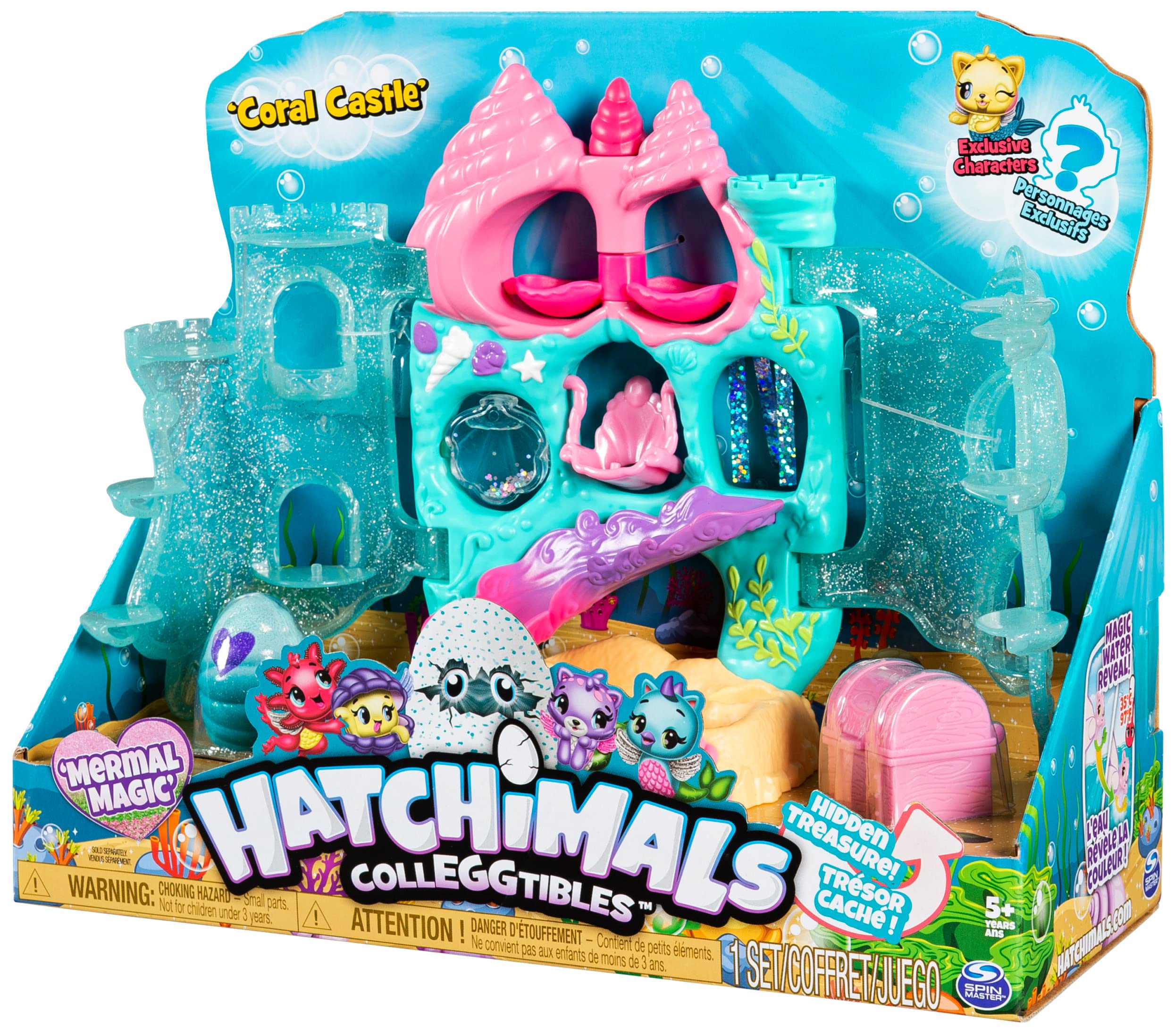 Hatchimals Coral Castle exclusive Mermal character adds unique playmate