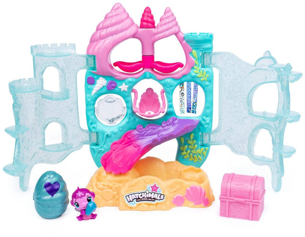Hatchimals Coral Castle sparkly perch provides a dazzling viewing spot