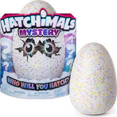 Hatchimals Mystery egg speckled exterior inviting curious hatchlings to peek inside