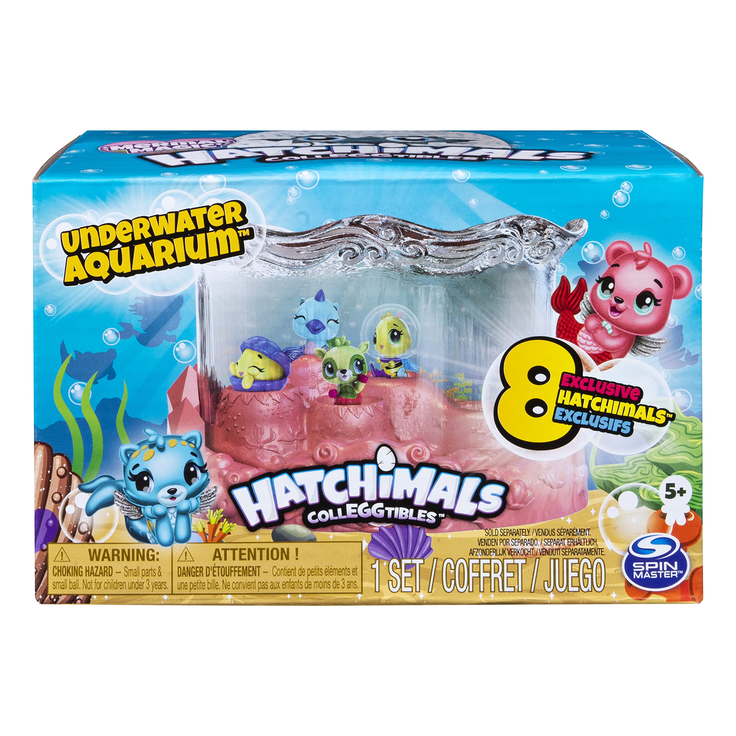 Hatchimals Underwater Aquarium features eight exclusive Hatchimals for imaginative storytelling