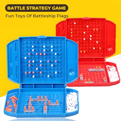 Haugboag Sea Battle boards with ships, ideal for two-player strategy sessions.