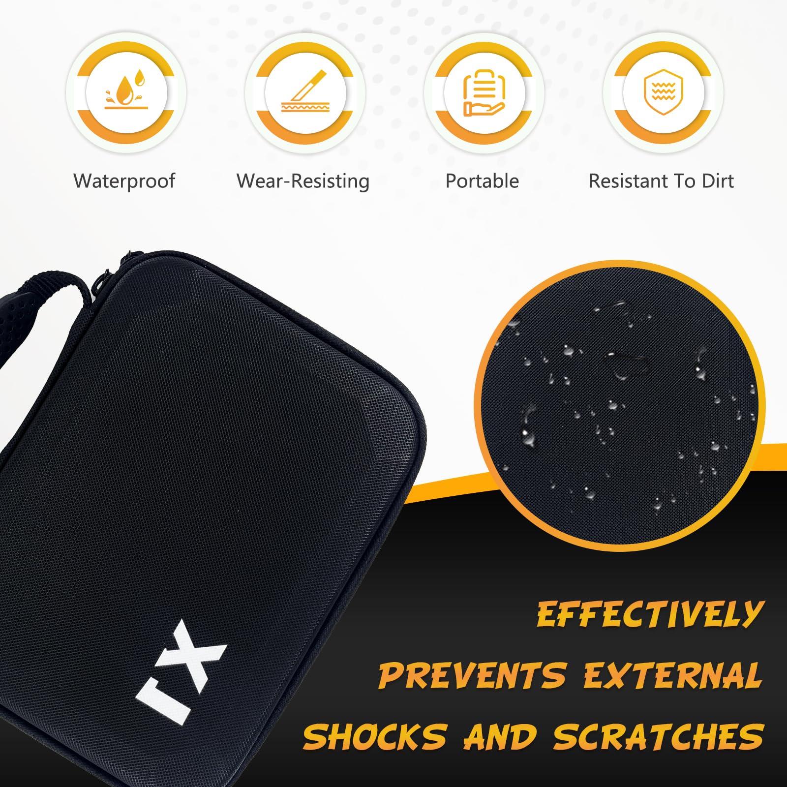 HAVANSIDY Hoverair X1 case is compact yet protective for outdoor shoots.
