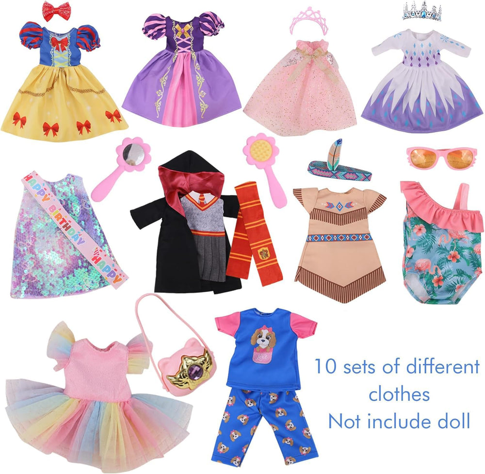 Haveahug swimsuit set for 14-inch dolls ready for poolside fun