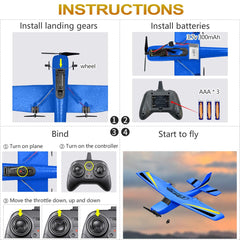 HAWK'S WORK beginner-learning-with-rc-plane portrays a family-friendly hobby and steady progress.