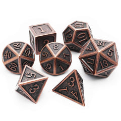 Haxtec antique copper D12 dice offering balanced results for tactical encounters.
