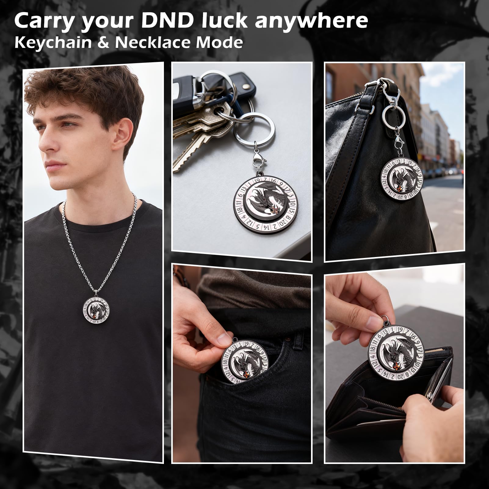 Haxtec D20 spinner adds DND flair as an accessory