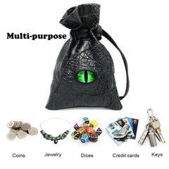 Haxtec venom-green-eye dice bag emphasizes unique color and eye-catching look