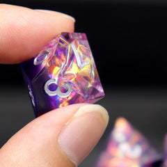 Rigid dice case protects your set during travel and storage