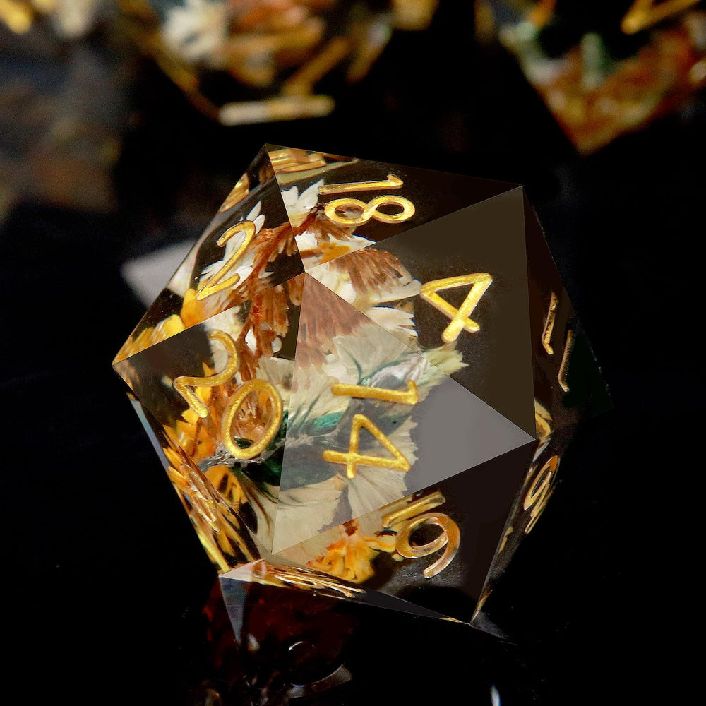 Haxtec sharp-edge resin D12 dice for steady, visible results.
