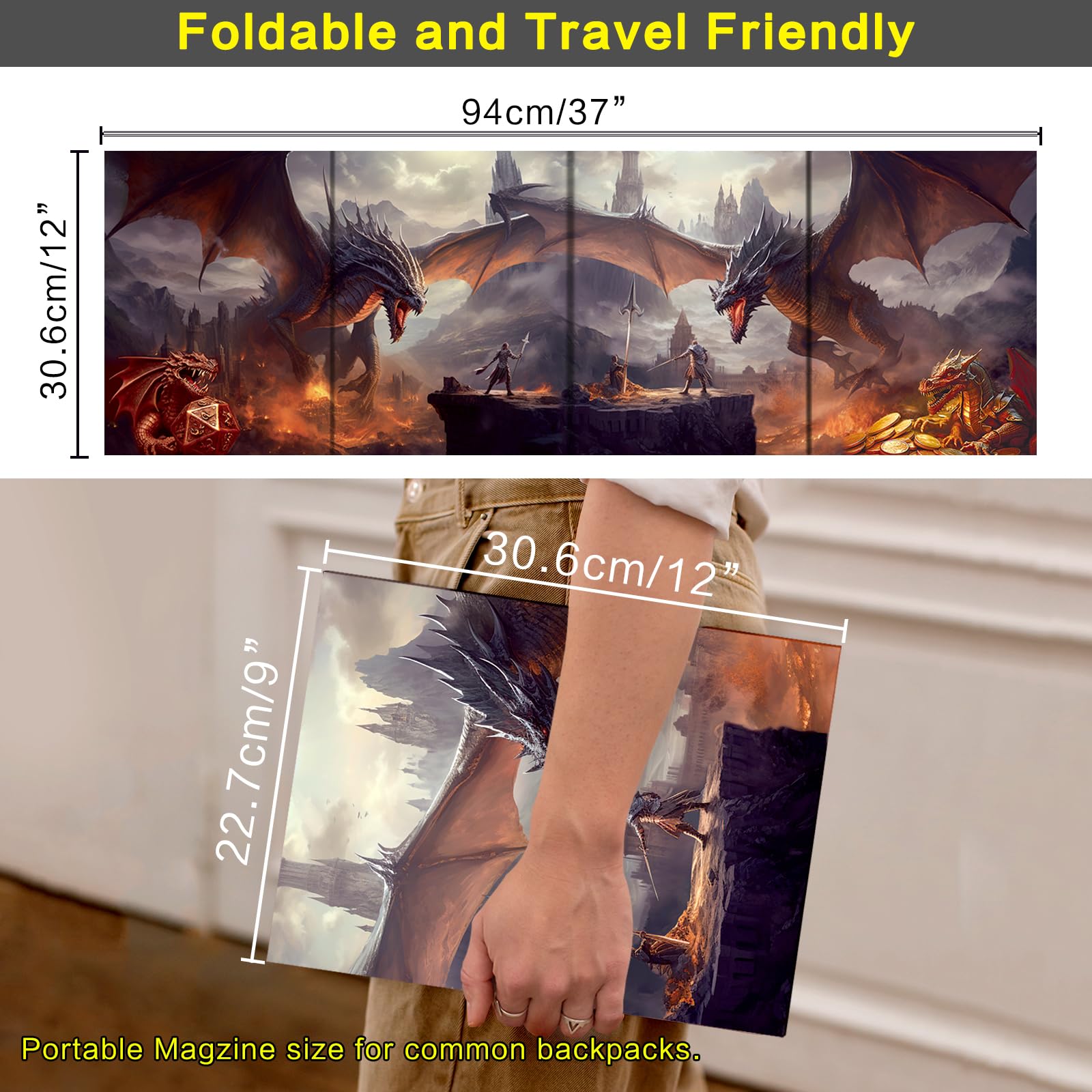 Haxtec DND Screen made as a thoughtful DM gift for fantasy tabletop sessions.