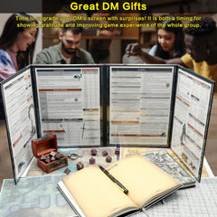 Haxtec DND Screen folds for easy transport and on-table setup.