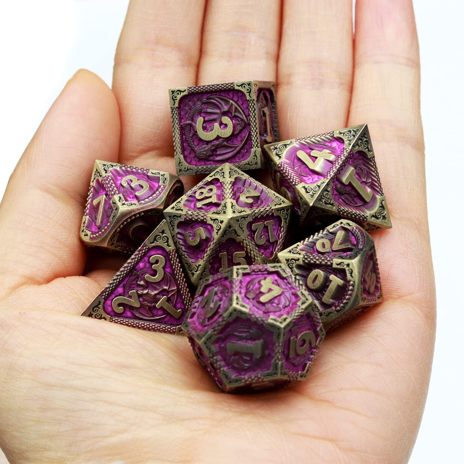 Haxtec gift-ready DND dice set ideal for tabletop RPG lovers