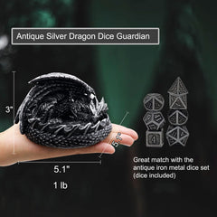 Haxtec guardian dragon sculpture features detailed wings and scales for display.