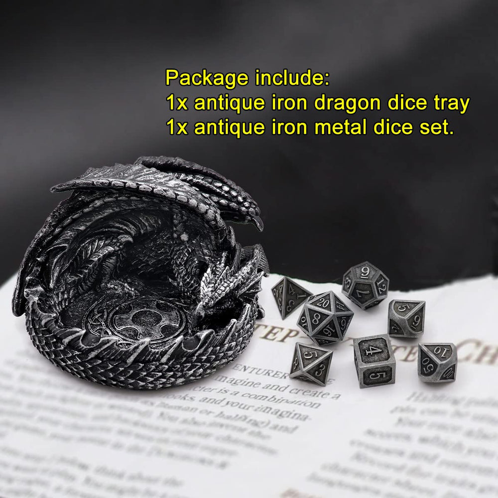 Haxtec multipurpose TRPG accessory tray stores tokens, coins, and dice neatly.