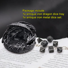Haxtec multipurpose TRPG accessory tray stores tokens, coins, and dice neatly.
