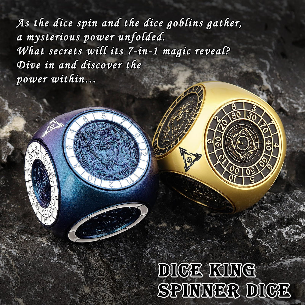 Haxtec Spinner Dice 7-in-1 aarakocra side adds thematic variety to sessions.