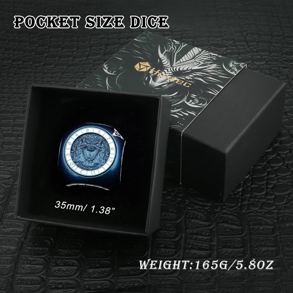 Haxtec Spinner Dice 7-in-1 mimic side suggests treasure-worthy game moments.