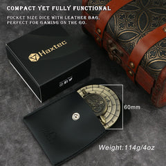 Haxtec spinner-dice-balanced-dice-weight conveys premium feel and durability.