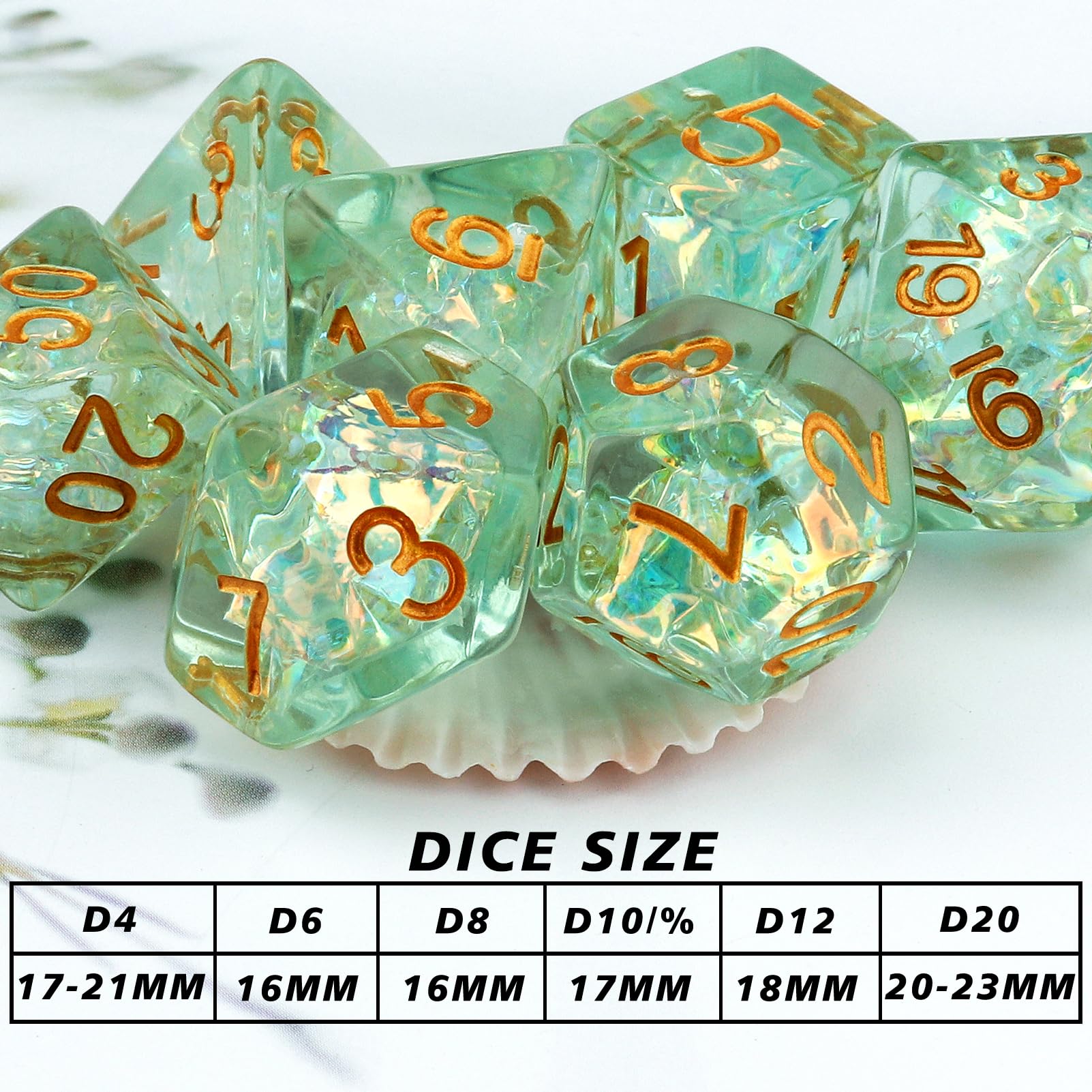 Haxtec two-pack dice bundle delivers multiple encounters' options.