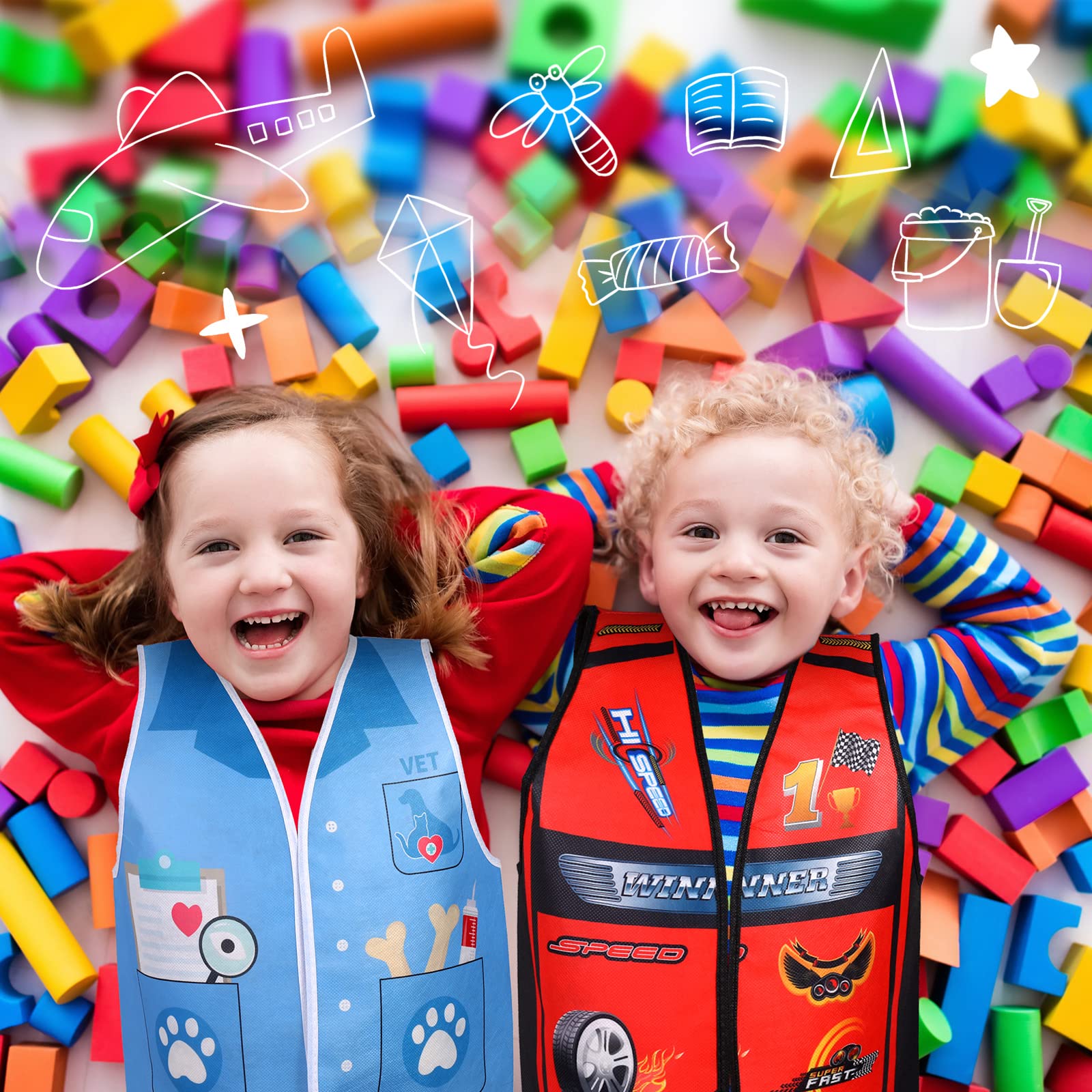 Haysandy fireman costume encouraging bravery and cooperative group play