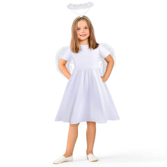 Haysandy kids angel costume for photoshoots and stage performances.