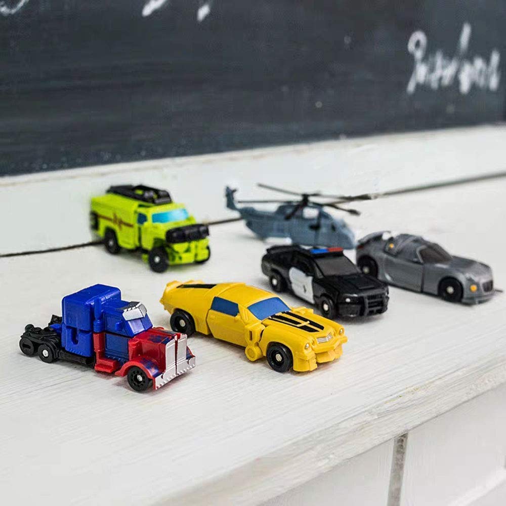 HAYUL robot-deformation toy cars showing easy car-to-robot transformations.